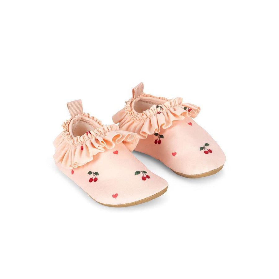 Konges Sløjd Merle Frill Swim Shoes - Cherry Coeir Rose-Swim Shoes-Cherry Coeir Rose-20-21 | Natural Baby Shower