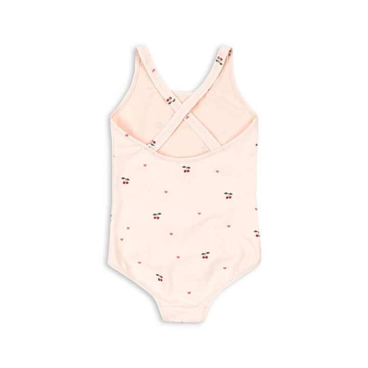 Konges Sløjd Merle Swimsuit - Cherry Coeir Rose-Swimsuits-Cherry Coeir Rose-12m | Natural Baby Shower