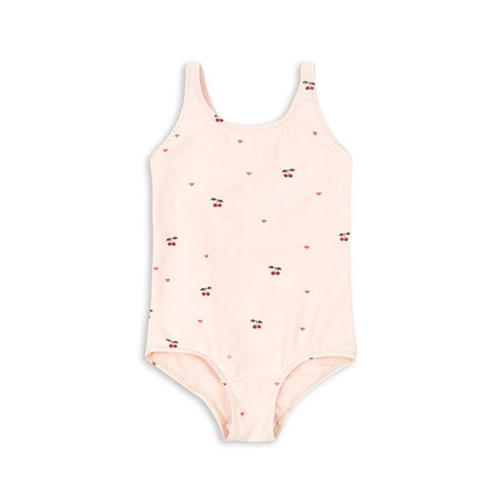 Konges Sløjd Merle Swimsuit - Cherry Coeir Rose-Swimsuits-Cherry Coeir Rose-12m | Natural Baby Shower