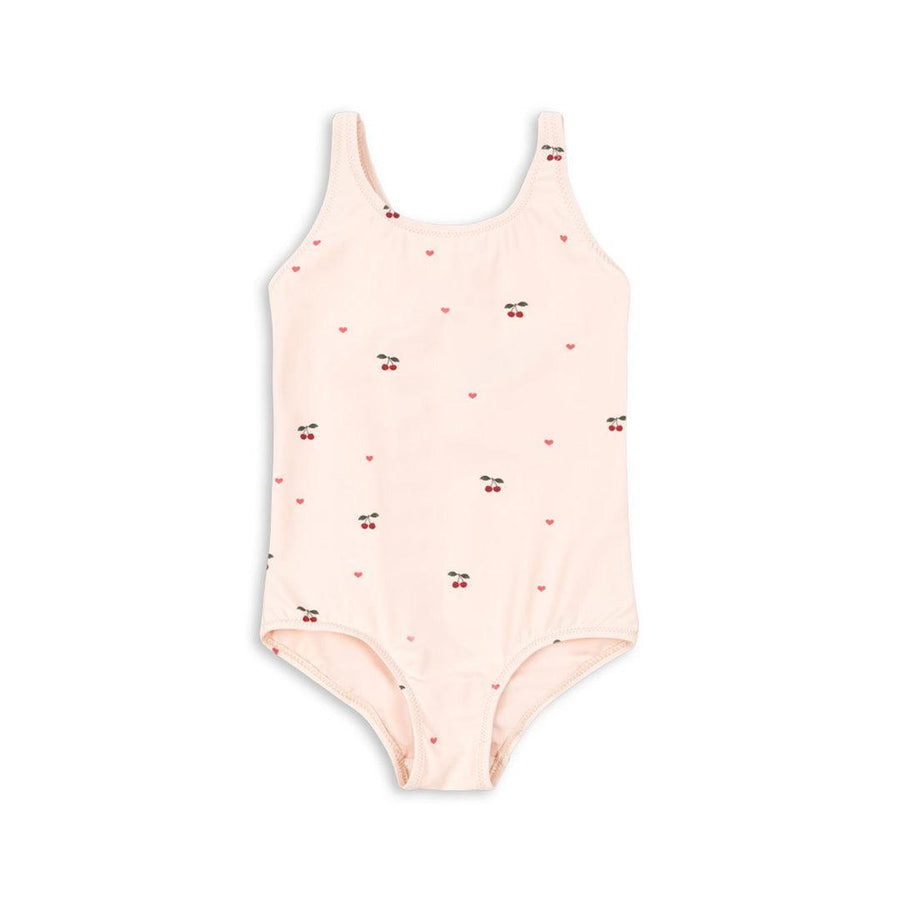 Konges Sløjd Merle Swimsuit - Cherry Coeir Rose-Swimsuits-Cherry Coeir Rose-12m | Natural Baby Shower