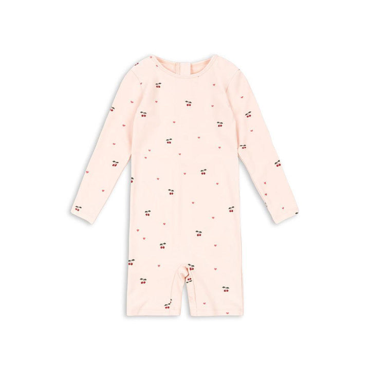 Konges Sløjd Merle Swim Onesie - Cherry Coeir Rose-Swim Jumpsuits-Cherry Coeir Rose-12m | Natural Baby Shower