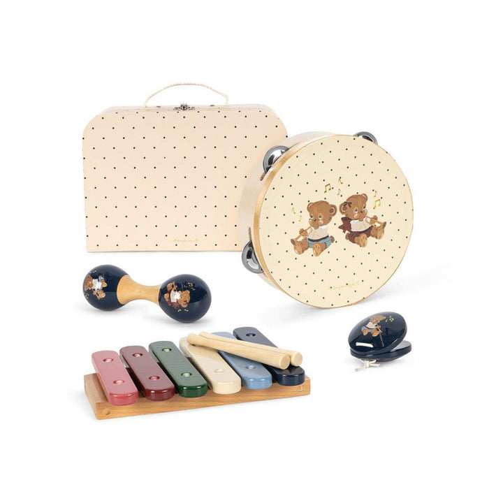 Konges Slojd Music Sets - Teddy Bear-Musical Instruments-Teddy Bear- | Natural Baby Shower