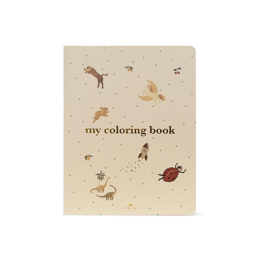 Konges Slojd My Coloring Book - Off White-Arts + Crafts-Off White- | Natural Baby Shower
