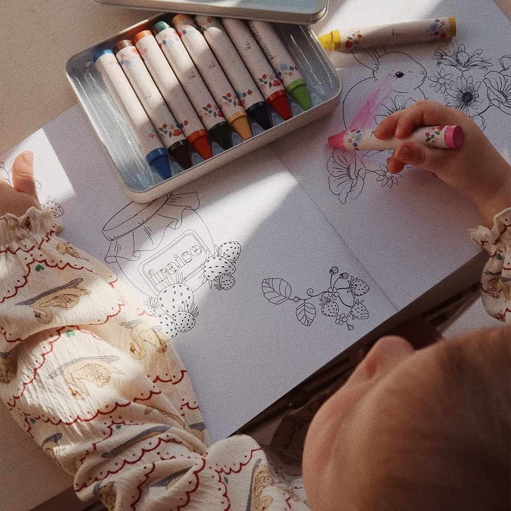 Konges Slojd My Coloring Book - Off White-Arts + Crafts-Off White- | Natural Baby Shower