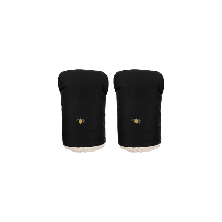 Konges Slojd Nohr Stroller Mittens - Black-Gloves + Mittens-Black-One Size | Natural Baby Shower