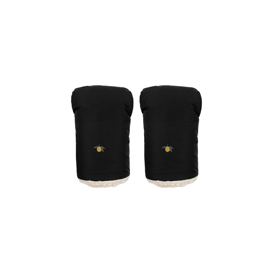 Konges Slojd Nohr Stroller Mittens - Black-Gloves + Mittens-Black-One Size | Natural Baby Shower