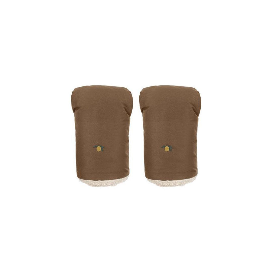Konges Slojd Nohr Stroller Mittens - Walnut-Gloves + Mittens-Walnut-One Size | Natural Baby Shower