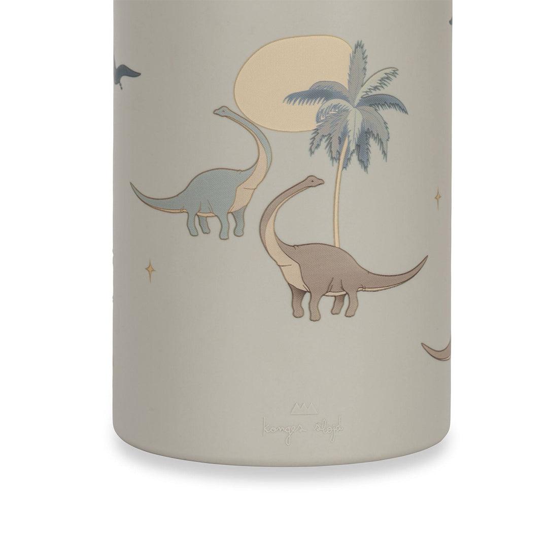 Konges Slojd Silicone Drinking Bottle - Dino-Drinking Bottles-Dino- | Natural Baby Shower