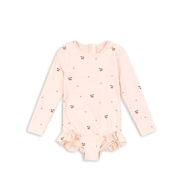 Konges Sløjd Merle Swimsuit - Cherry Coeir Rose-Swimsuits-6m- | Natural Baby Shower