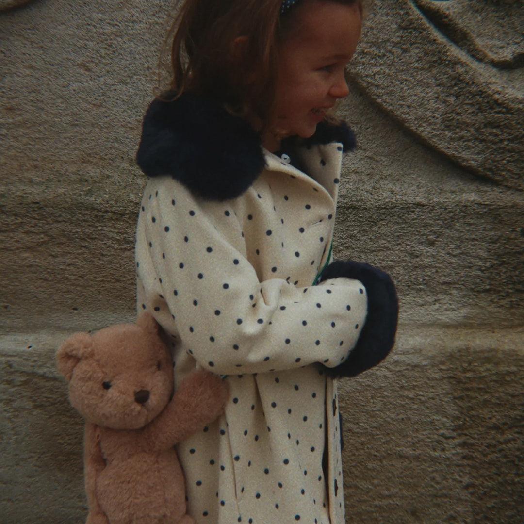 Konges Slojd Teddy Bear Bag - Brown-Children's Backpacks-Brown- | Natural Baby Shower