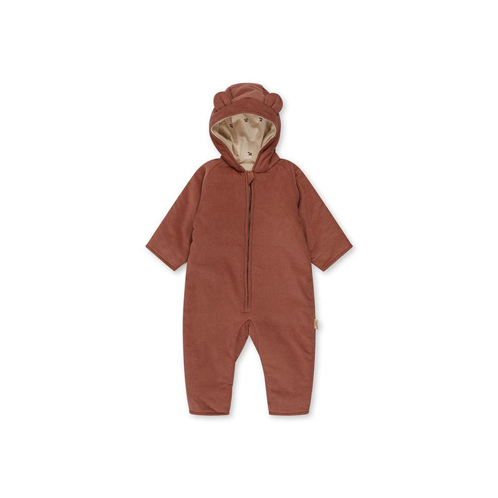 Konges Sløjd Teddy Suit - Cedar Wood-Pramsuits-Cedar Wood-0-1M | Natural Baby Shower