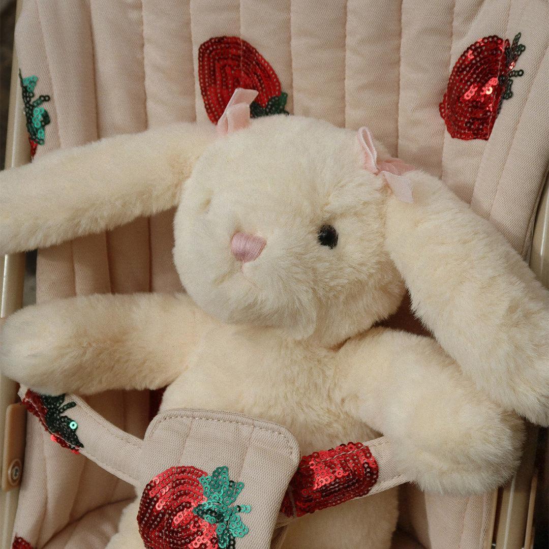 Konges Sløjd Tulle Doll Stroller - Strawberry-Dolls Prams-Strawberry- | Natural Baby Shower