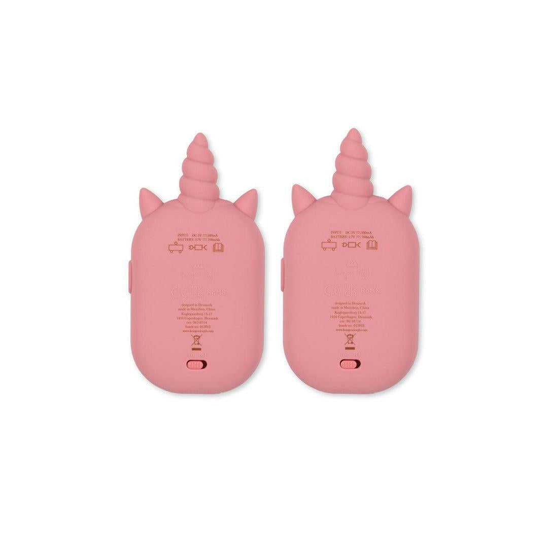 Konges Slojd Glitter Unicorn Walkie Talkie - Sparkling Pink-Role Play-Sparkling Pink-One Size | Natural Baby Shower