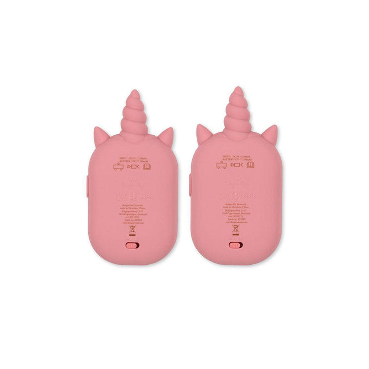 Konges Slojd Glitter Unicorn Walkie Talkie - Sparkling Pink-Role Play-Sparkling Pink-One Size | Natural Baby Shower