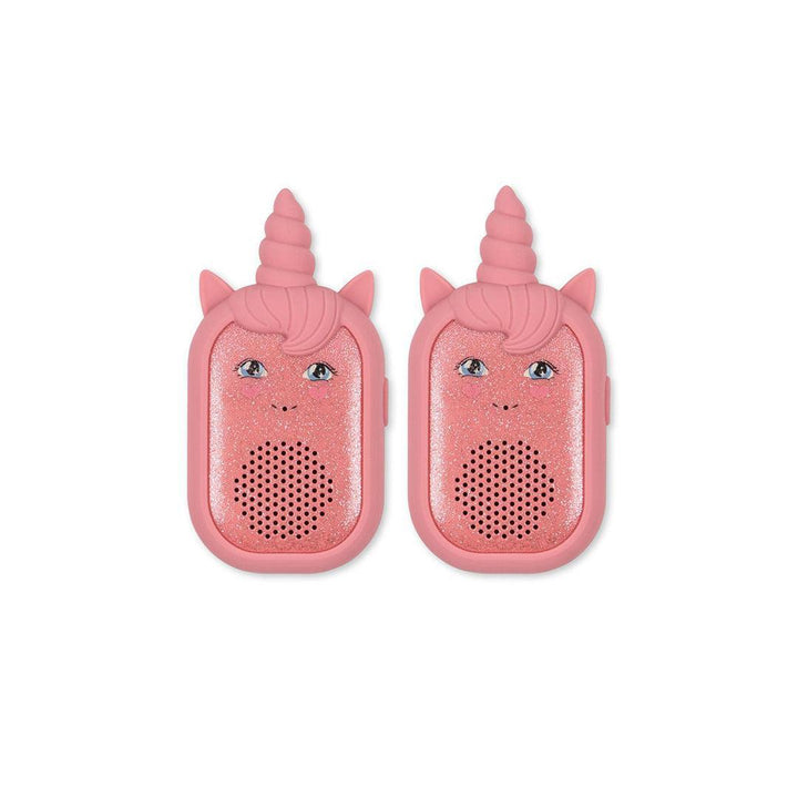 Konges Slojd Glitter Unicorn Walkie Talkie - Sparkling Pink-Role Play-Sparkling Pink-One Size | Natural Baby Shower
