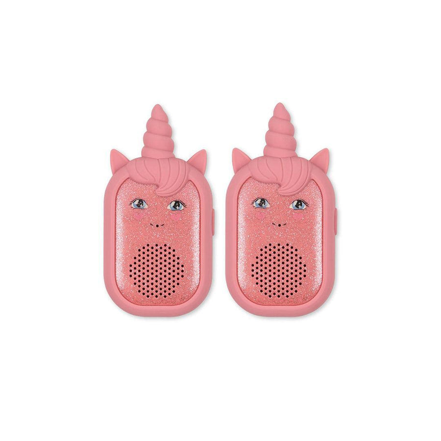 Konges Slojd Glitter Unicorn Walkie Talkie - Sparkling Pink-Role Play-Sparkling Pink-One Size | Natural Baby Shower