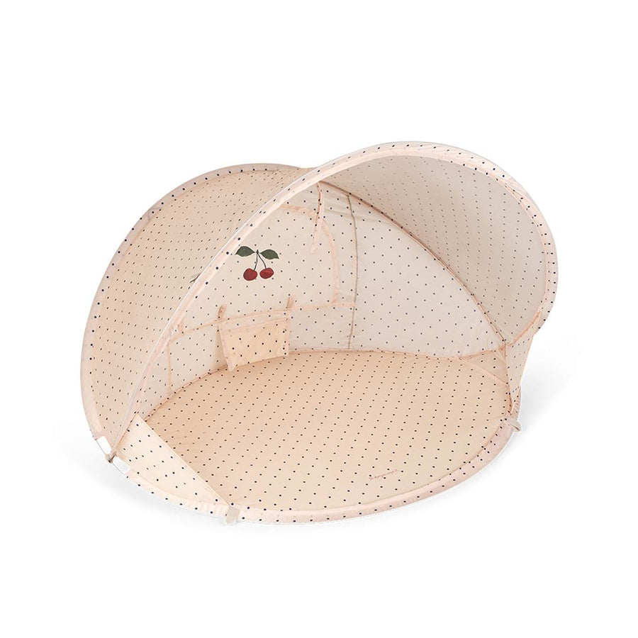 Konges Slojd Mini Beach Tent Pop Up UV50+ - Navy Dots-UV Sun Tents-Navy Dots- | Natural Baby Shower