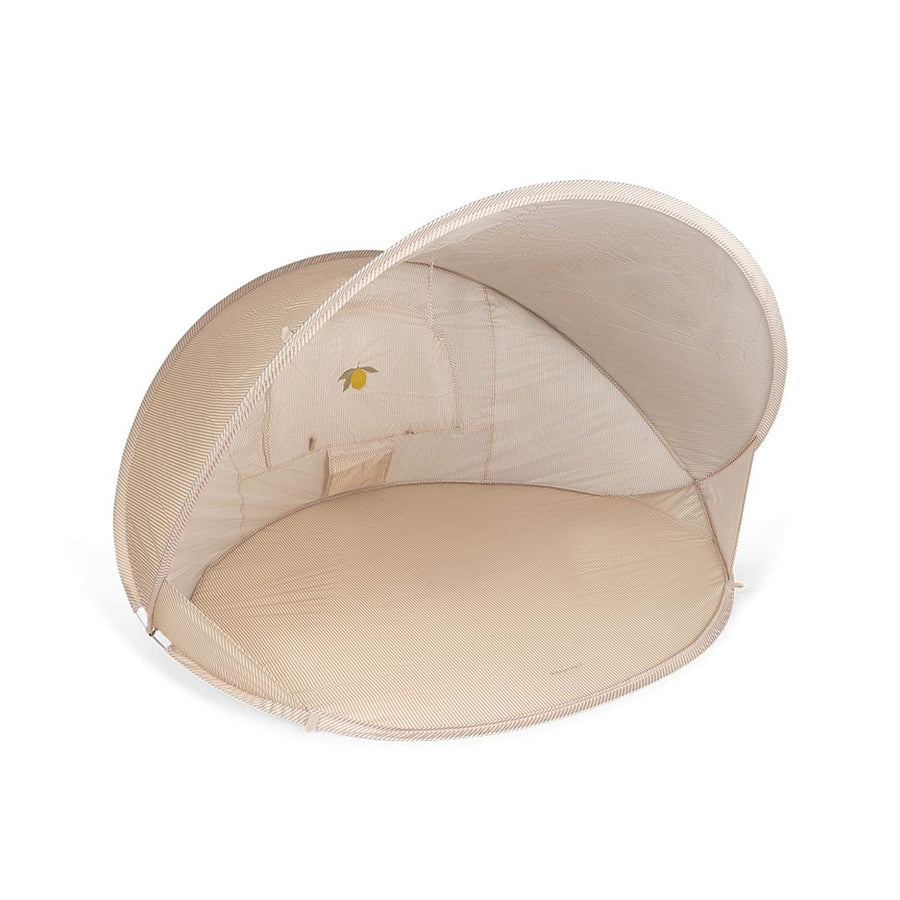 Konges Slojd Mini Beach Tent Pop Up UV50+ - Tea Stripe-UV Sun Tents-Tea Stripe- | Natural Baby Shower