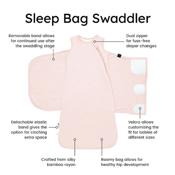 Kyte Baby Sleep Bag Swaddler - Blush-Sleepsack Swaddles-Blush- | Natural Baby Shower