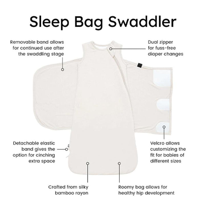Kyte Baby Sleep Bag Swaddler - Oat-Sleepsack Swaddles-Oat- | Natural Baby Shower