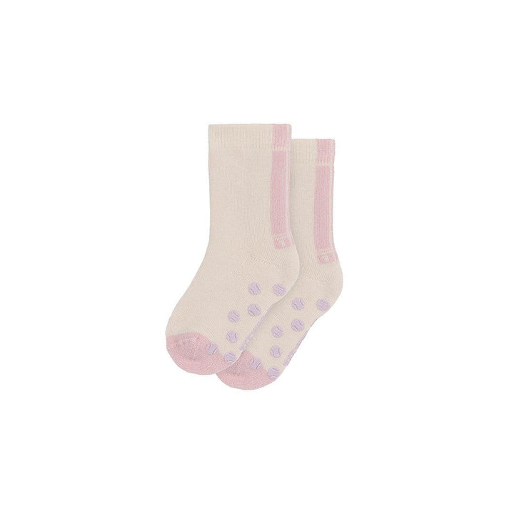 Lassig Anti-Slip Socks GOTS 2pcs - Cat - Lilac-Socks-Cat - Lilac-1-2yrs | Natural Baby Shower