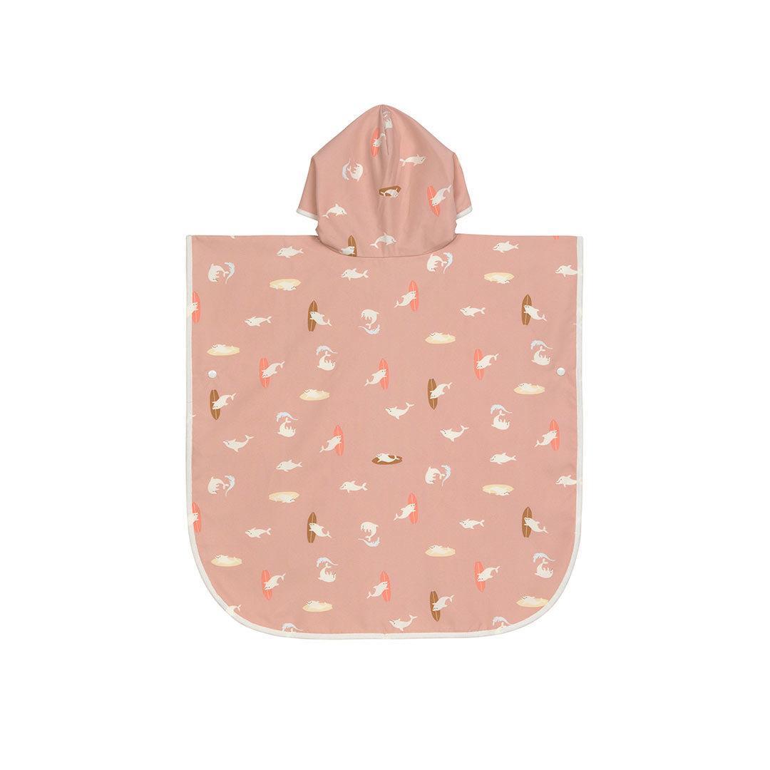 Lassig Beach Poncho - Peach - Dolphin-Ponchos-Peach- | Natural Baby Shower