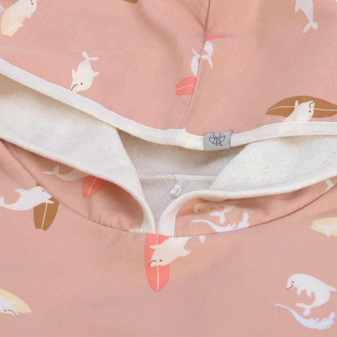 Lassig Beach Poncho - Peach - Dolphin-Ponchos-Peach- | Natural Baby Shower