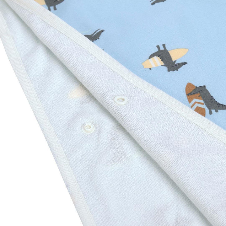 Lassig Beach Poncho - Sky Blue - Crocodile-Ponchos-Sky Blue- | Natural Baby Shower