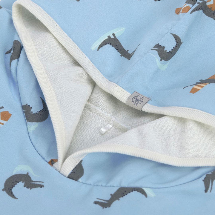 Lassig Beach Poncho - Sky Blue - Crocodile-Ponchos-Sky Blue- | Natural Baby Shower