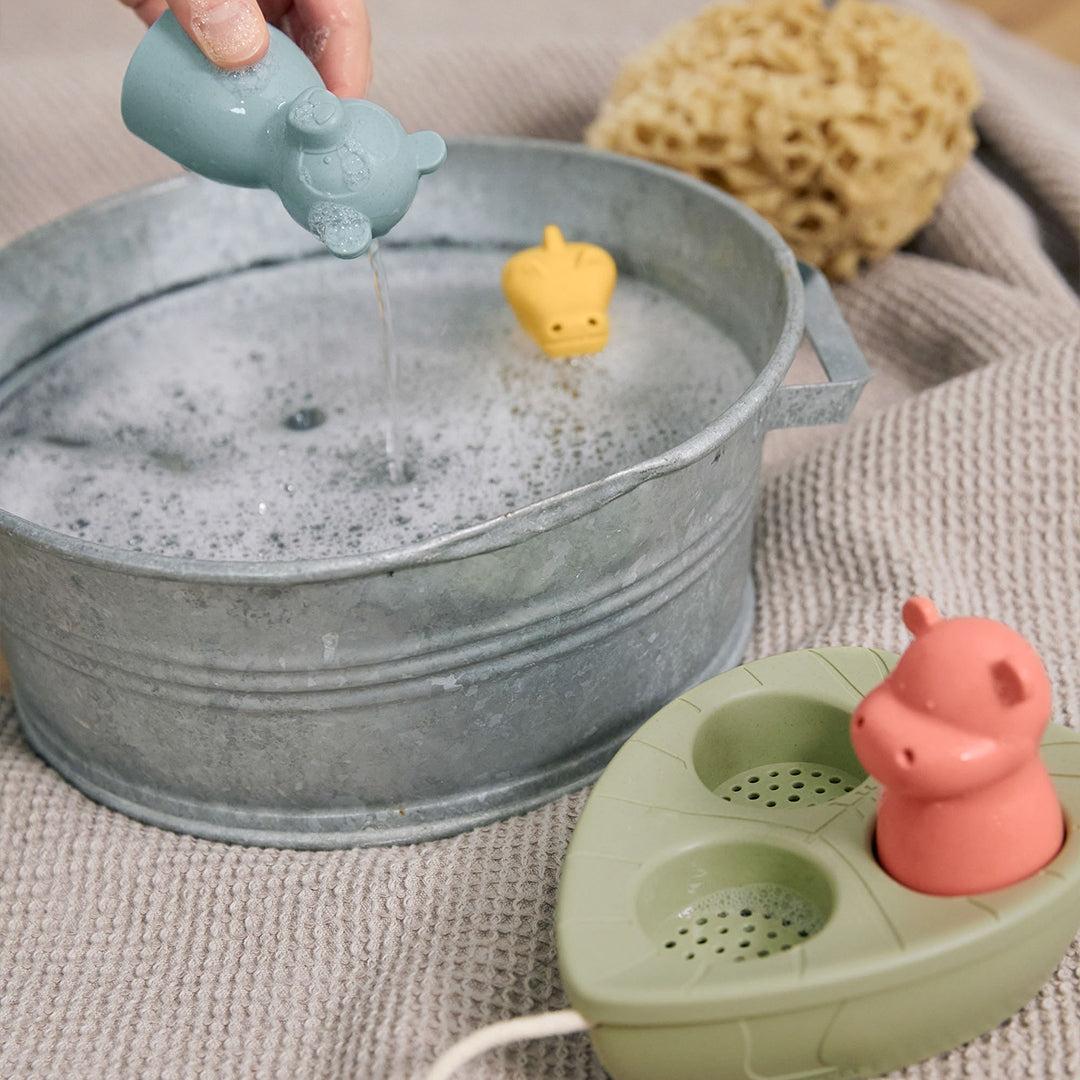 Lassig Boat Toy Water Set - Olive-Outdoor Play-Olive- | Natural Baby Shower