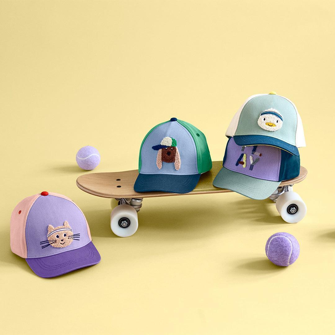 Lassig Kids Base Cap - Cat - Lilac-Hats-Cat - Lilac-1-2yrs | Natural Baby Shower