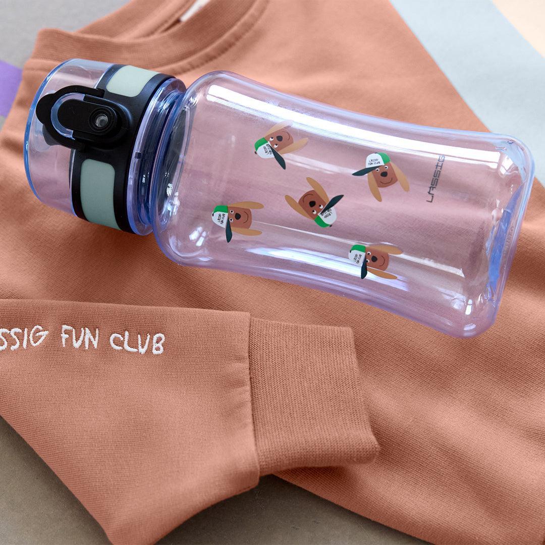 Lassig Drinking Bottle Tiny Team - Dog - Blue-Drinking Bottles-Dog - Blue-One Size | Natural Baby Shower