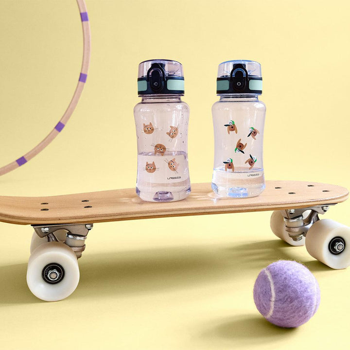 Lassig Drinking Bottle Tiny Team - Dog - Blue-Drinking Bottles-Dog - Blue-One Size | Natural Baby Shower