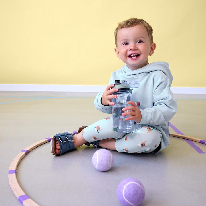 Lassig Drinking Bottle Tiny Team - Dog - Blue-Drinking Bottles-Dog - Blue-One Size | Natural Baby Shower