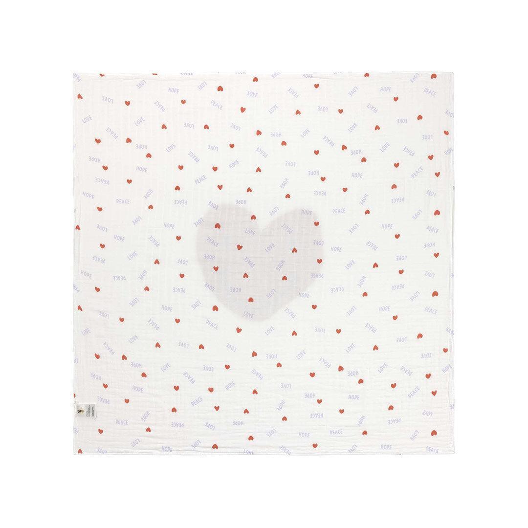 Lassig Heavenly Soft Blanket - Happy Rascals Heart-Blankets-Happy Rascals Heart- | Natural Baby Shower