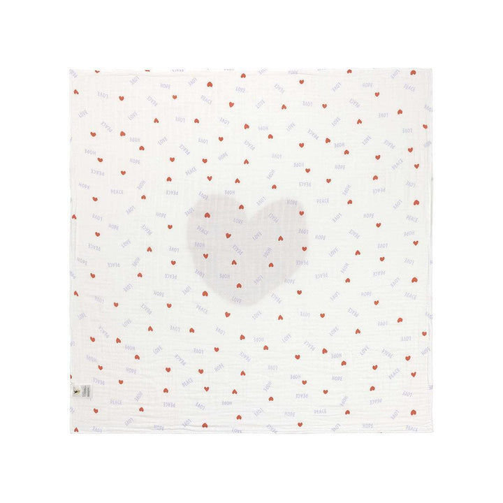 Lassig Heavenly Soft Blanket - Happy Rascals Heart-Blankets-Happy Rascals Heart- | Natural Baby Shower