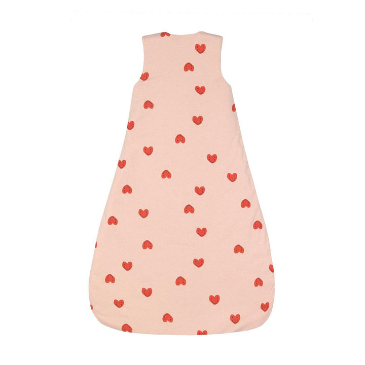 Lassig Interlock Sleeping Bag - Peach Rose - Heart-Sleeping Bags-Peach Rose-0-2m | Natural Baby Shower