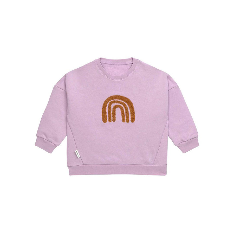 Lassig Kids Sweater - Little Gang - Lilac - Rainbow-Jumpers + Sweatshirts-Lilac-1-2y | Natural Baby Shower