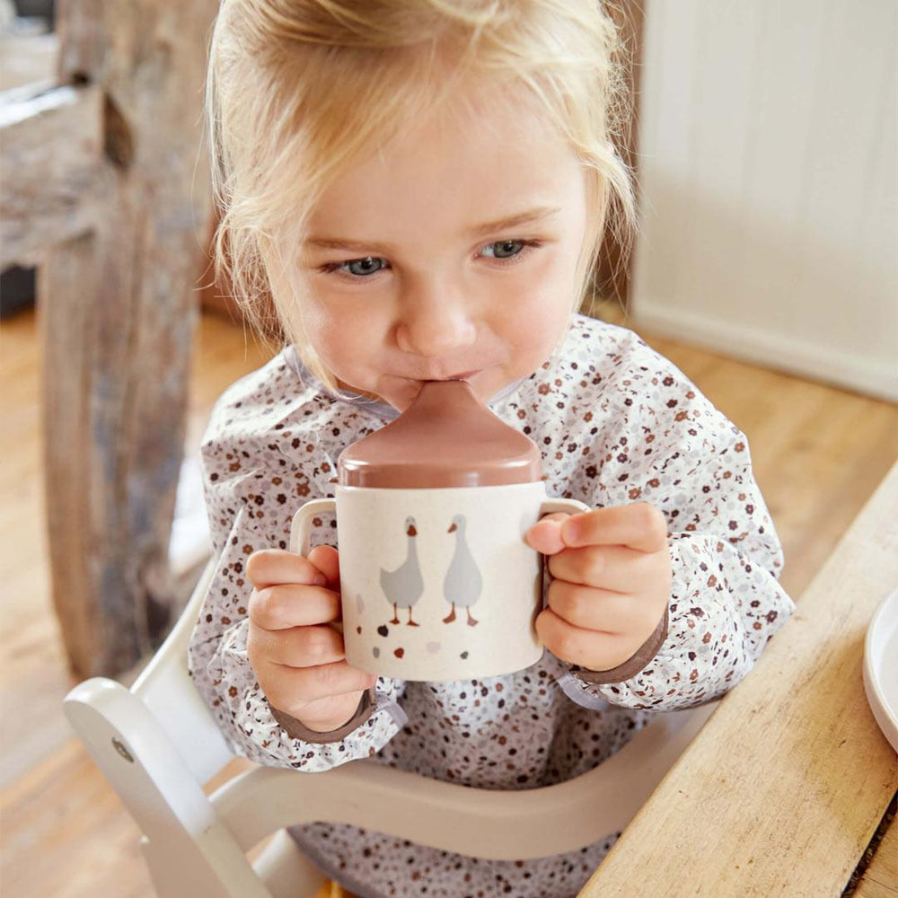 Lassig Sippy Cup - Nature - Tiny Farmer Sheep/Goose-Sippy Cups-Nature-Tiny Farmer Sheep/Goose | Natural Baby Shower