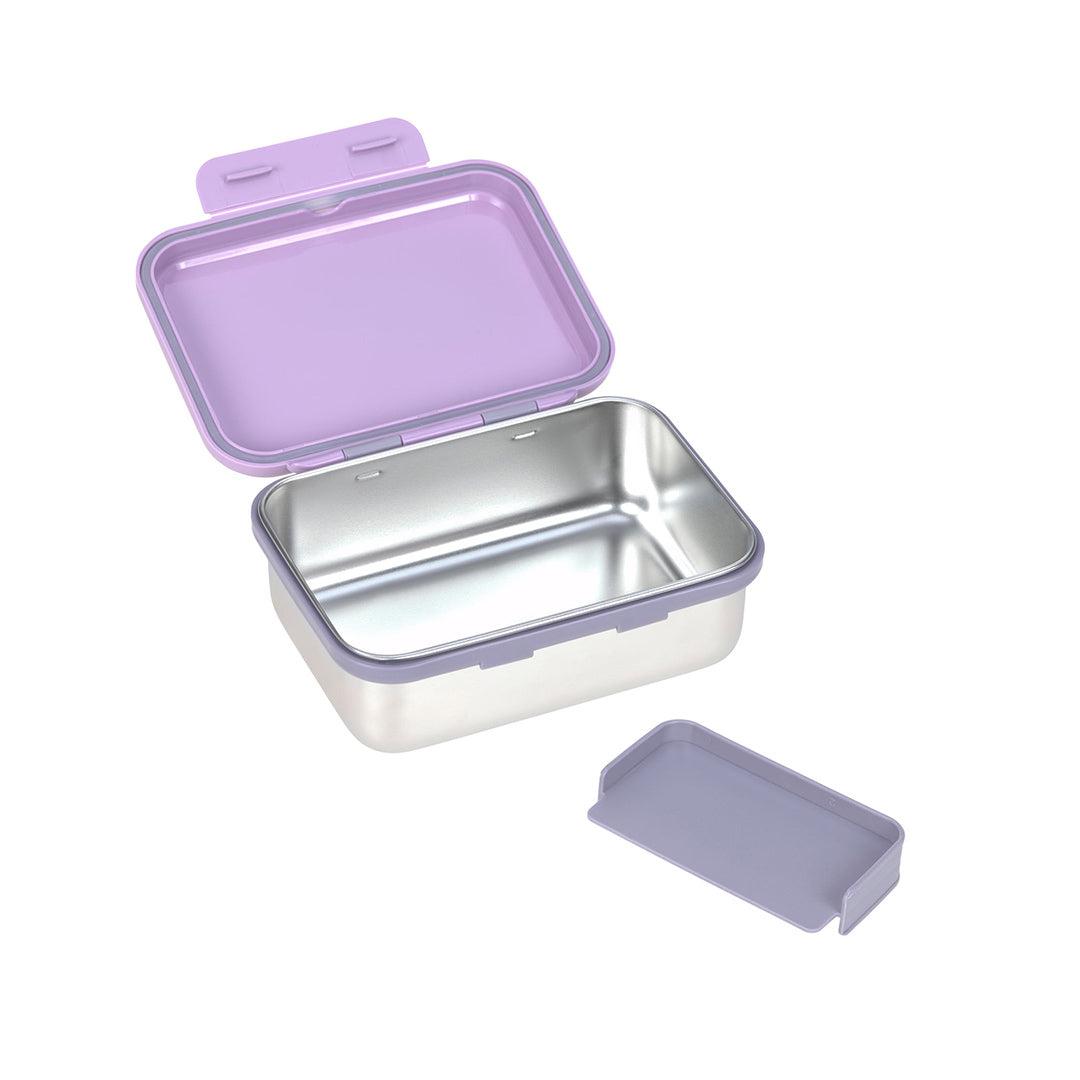 Lässig Lunchbox Acciaio Inox Per Bambini - Scatola Pranzo Sostenibile Con Borraccia, Little Gang Smile - Foto 3