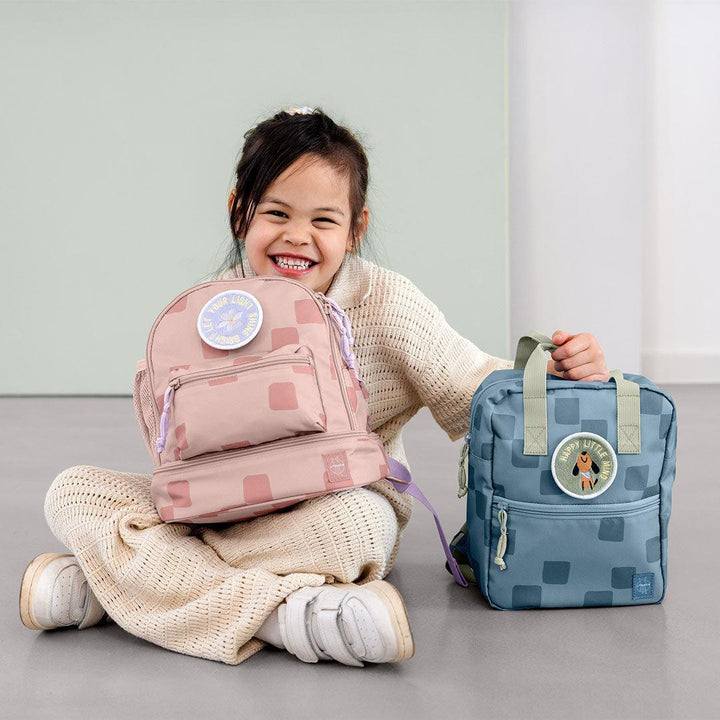 Lassig Mini Square Backpack - Flower-Children's Backpacks-Flower- | Natural Baby Shower