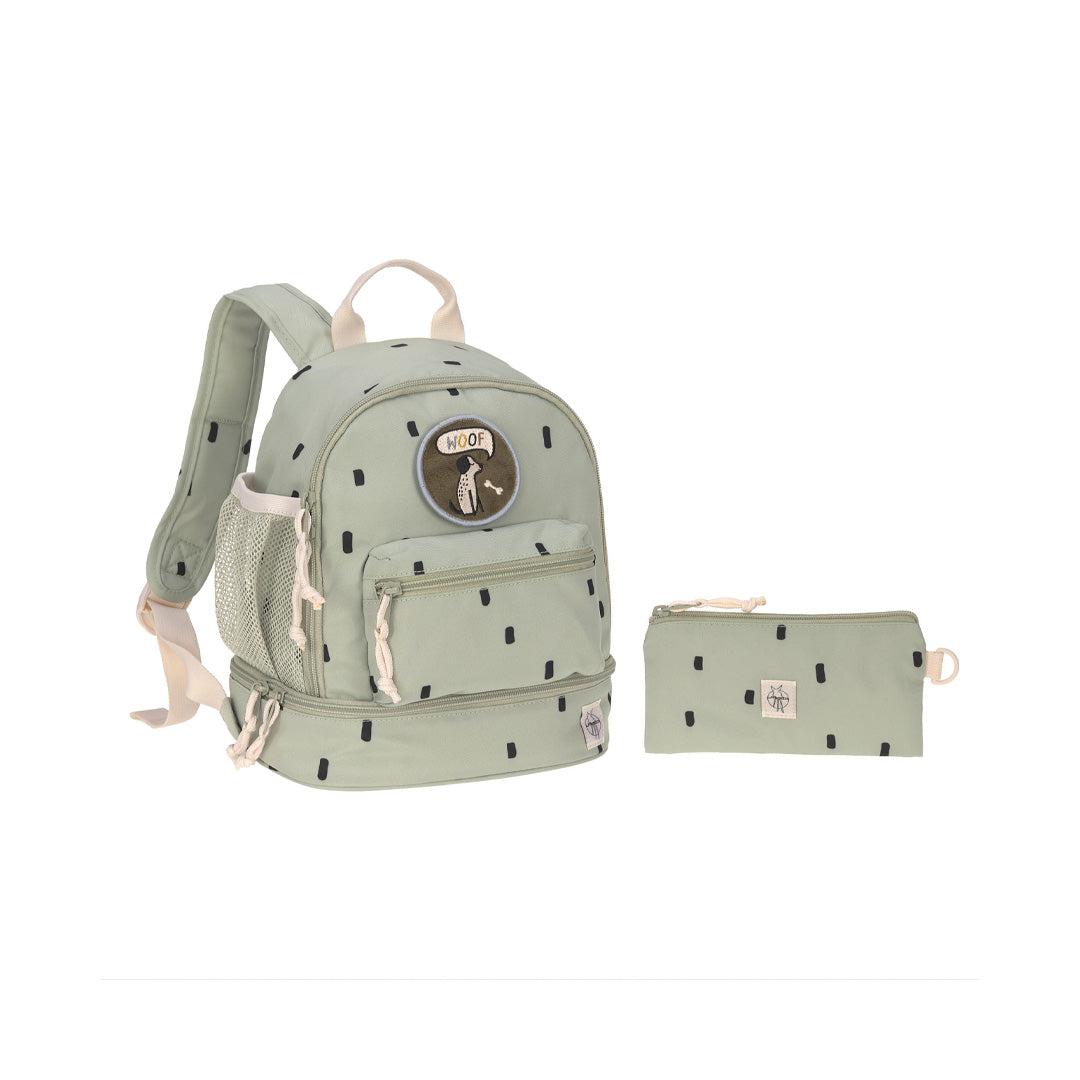 Lassig Backpack Lassig Mini Backpack - Happy Prints - Light Olive