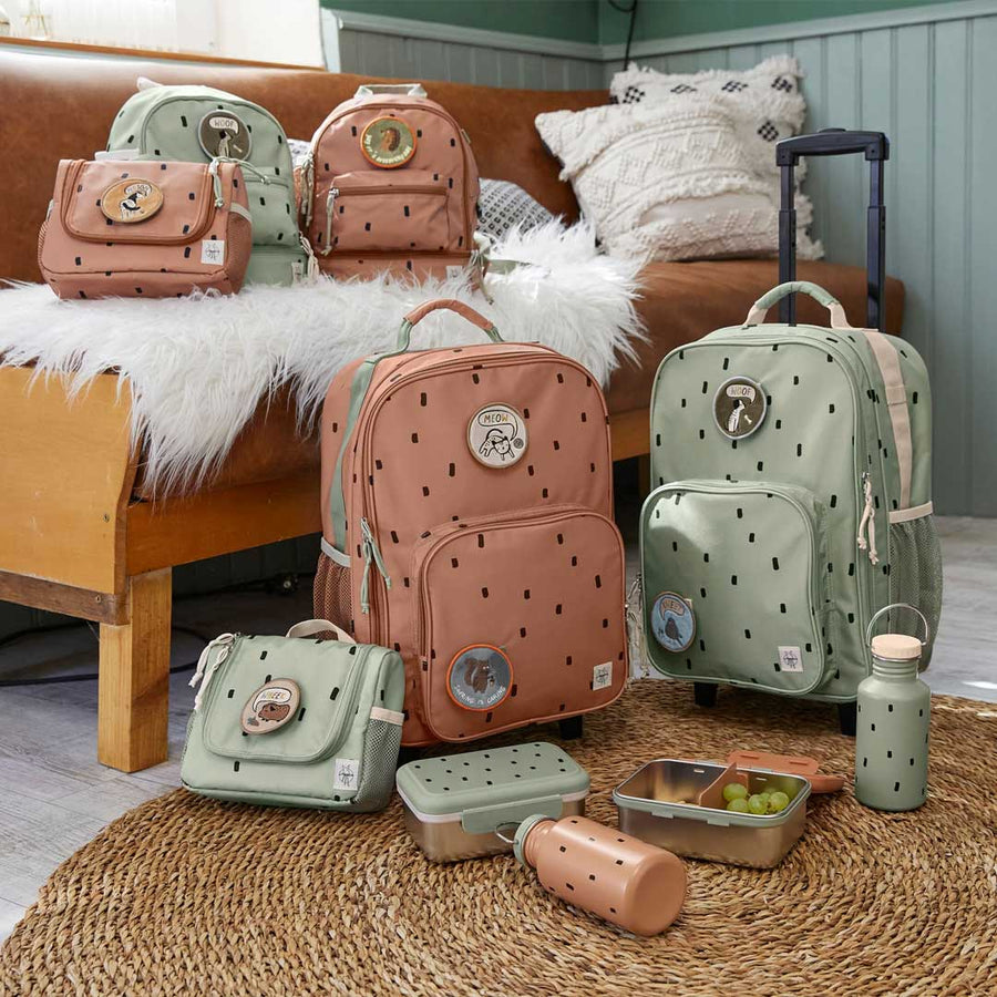 Lassig Backpack Lassig Mini Backpack - Happy Prints - Light Olive