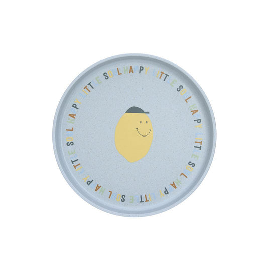 Lassig Plate - Happy Fruits - Lemon-Plates-Lemon-One Size | Natural Baby Shower
