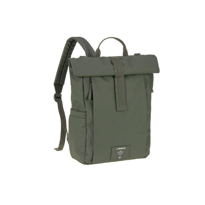 Lassig Rolltop Backpack - Olive-Changing Bags-Olive- | Natural Baby Shower