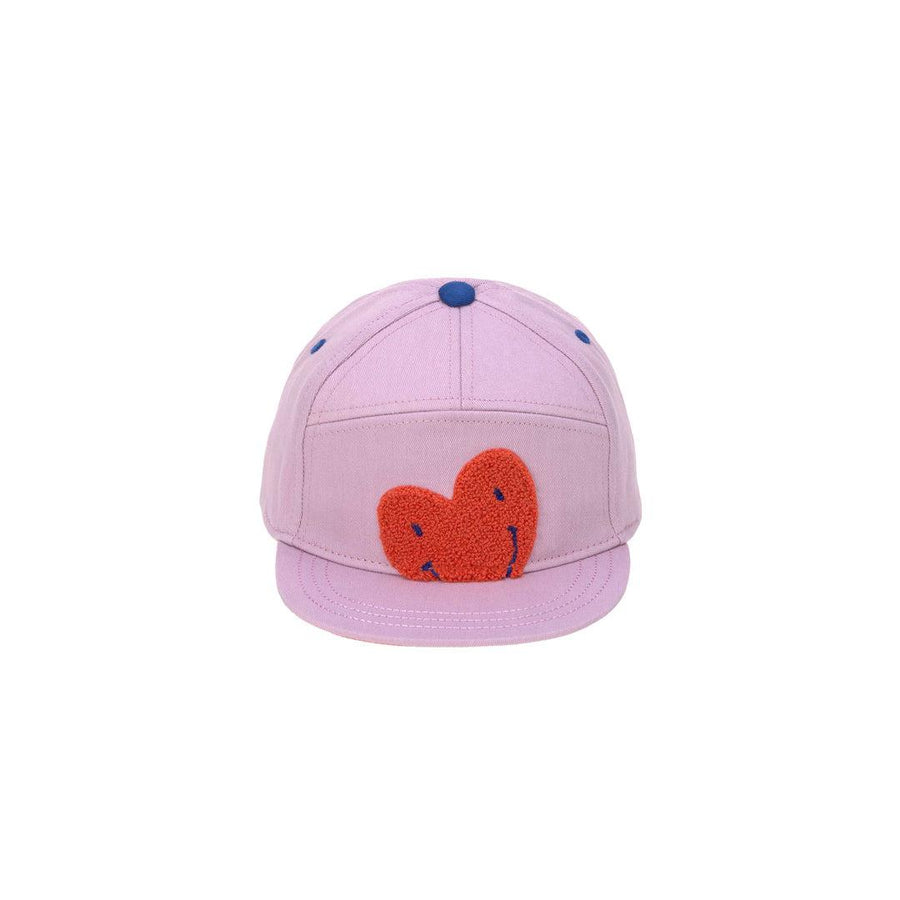 Lassig Kids Skater Cap - Lavender - Heart-Hats-Lavender-1-2y | Natural Baby Shower