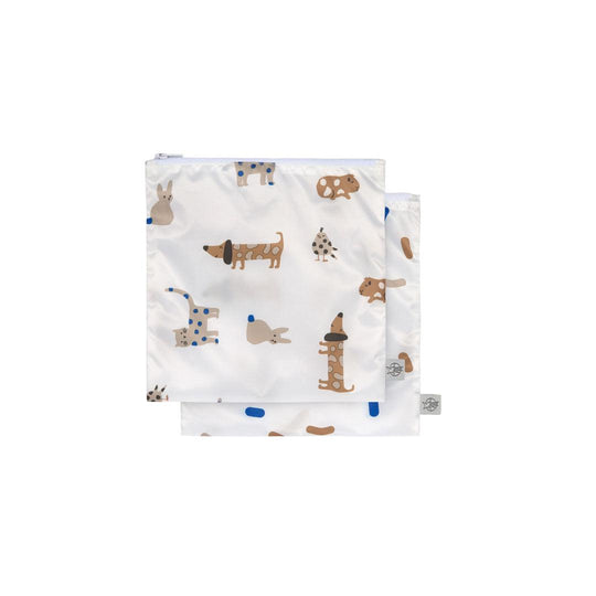 Lassig Snack Bag - 2 Pack - Royal Blue - Little Mateys-Snack Boxes-Royal Blue-Little Mateys | Natural Baby Shower