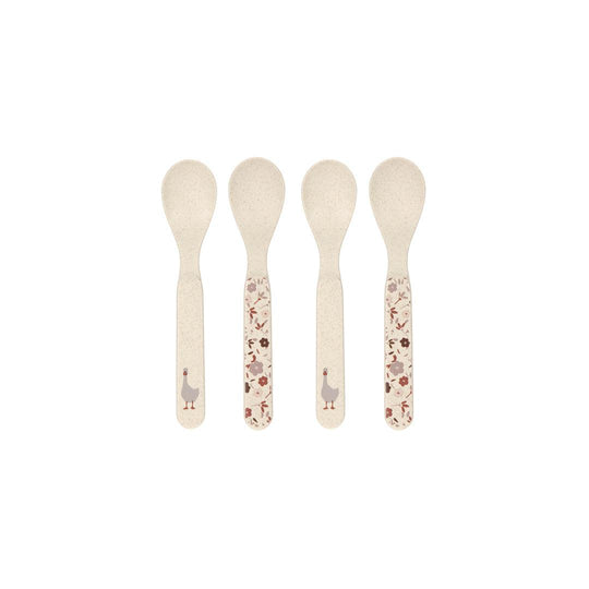 Lassig Spoon Set - Nature - Tiny Farmer Sheep/Goose-Cutlery-Nature-Tiny Farmer Sheep/Goose | Natural Baby Shower