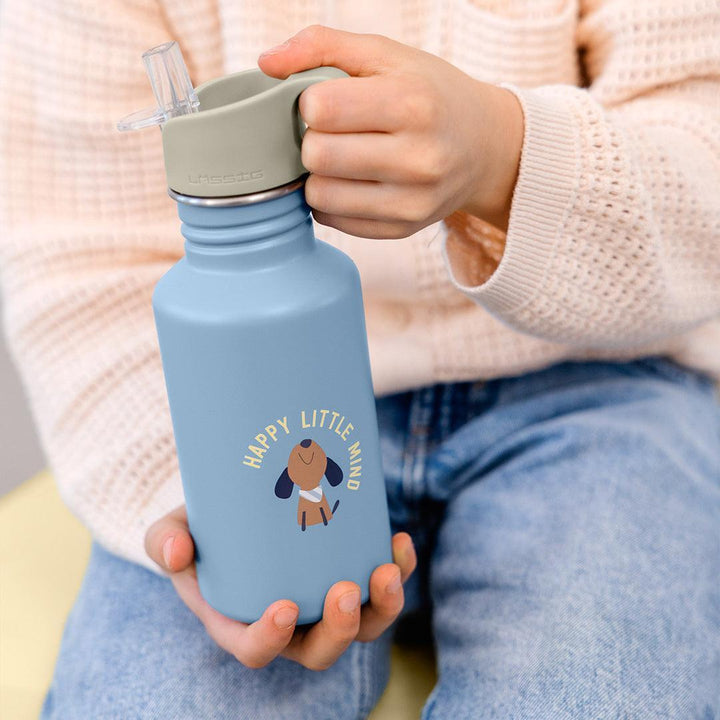 Lassig Stainless Steel Bottle - Dog-Drinking Bottles-Dog- | Natural Baby Shower