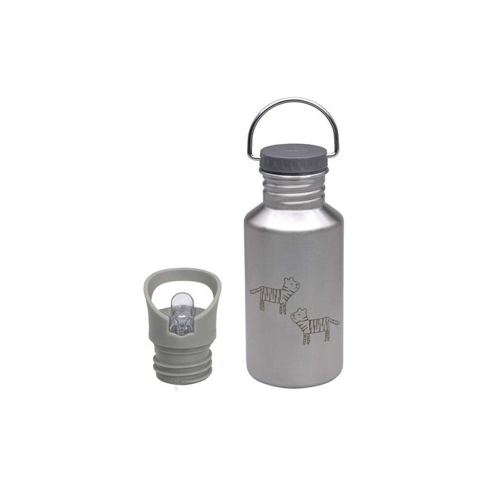 Lassig Stainless Steel Bottle - Safari Tiger-Drinking Bottles-Safari Tiger- | Natural Baby Shower
